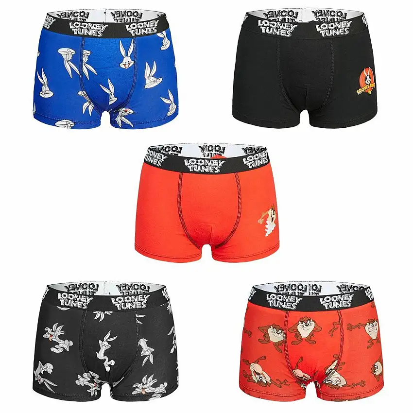Boxer per bambini Looney Tunes (x5)