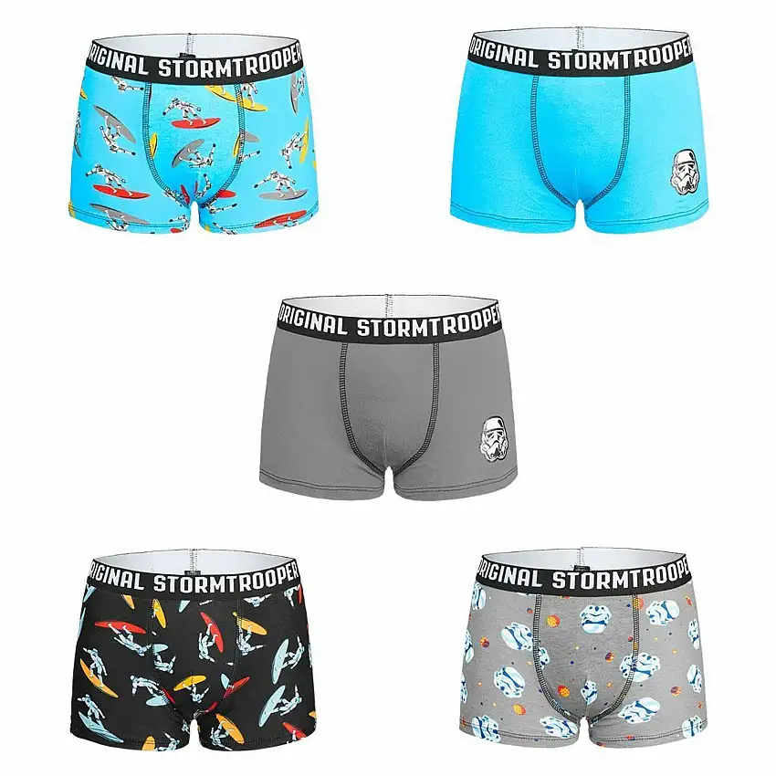 Boxer per bambini Stormtroopers (x5)