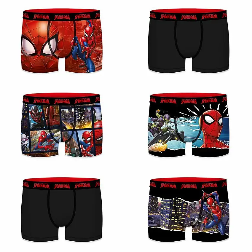 Boxer per bambini Ultimate Spiderman (x6)