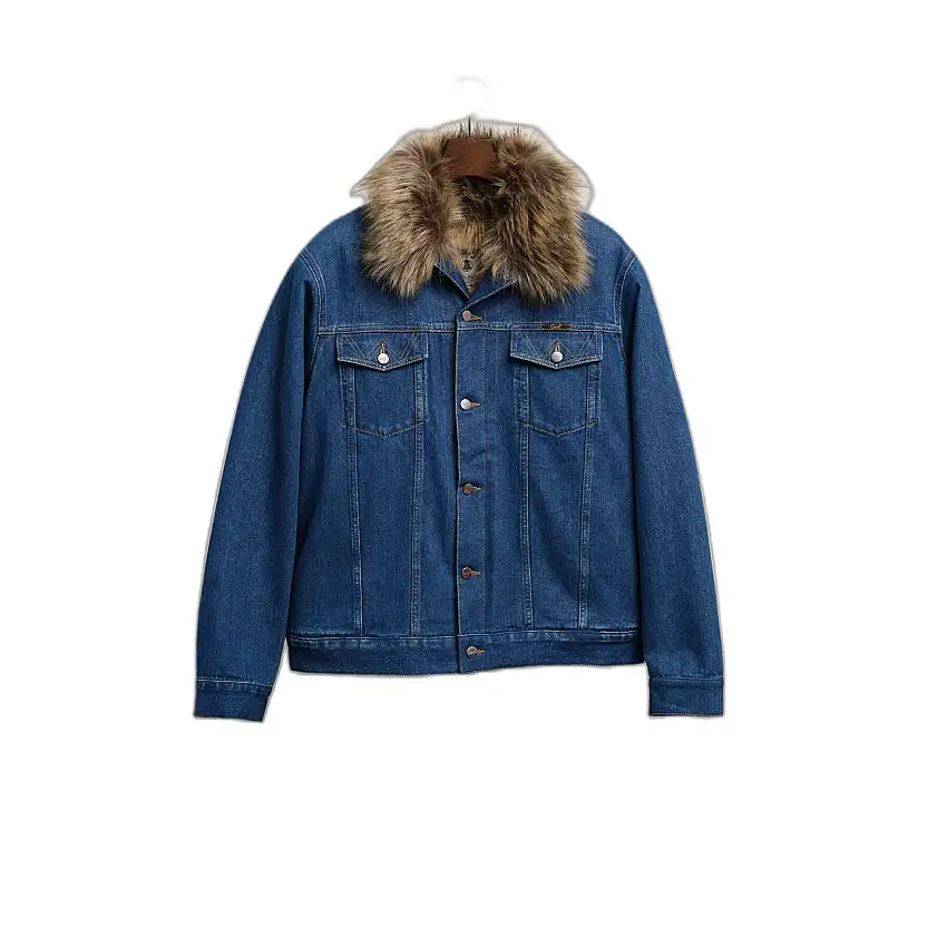Giacca di jeans con pelliccia sintetica Wrangler