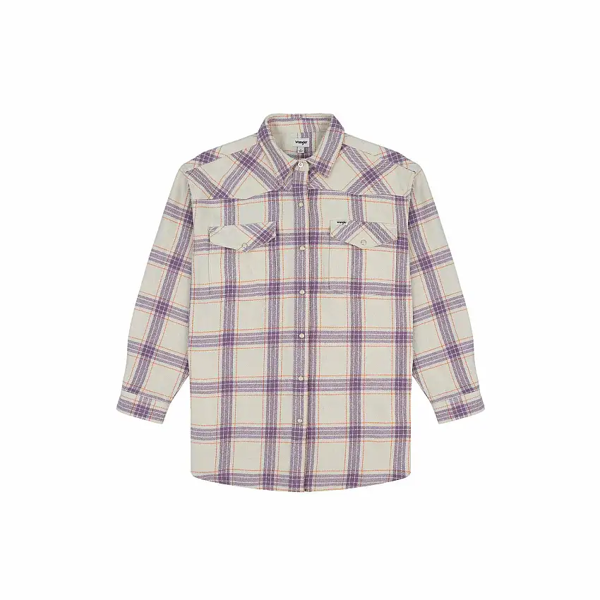 Camicia da donna Wrangler Jumbo Orchid Mist