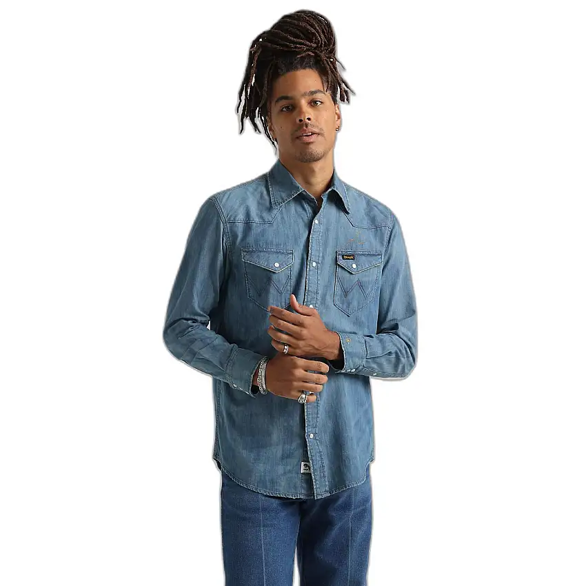 Camicia di jeans Wrangler Leon