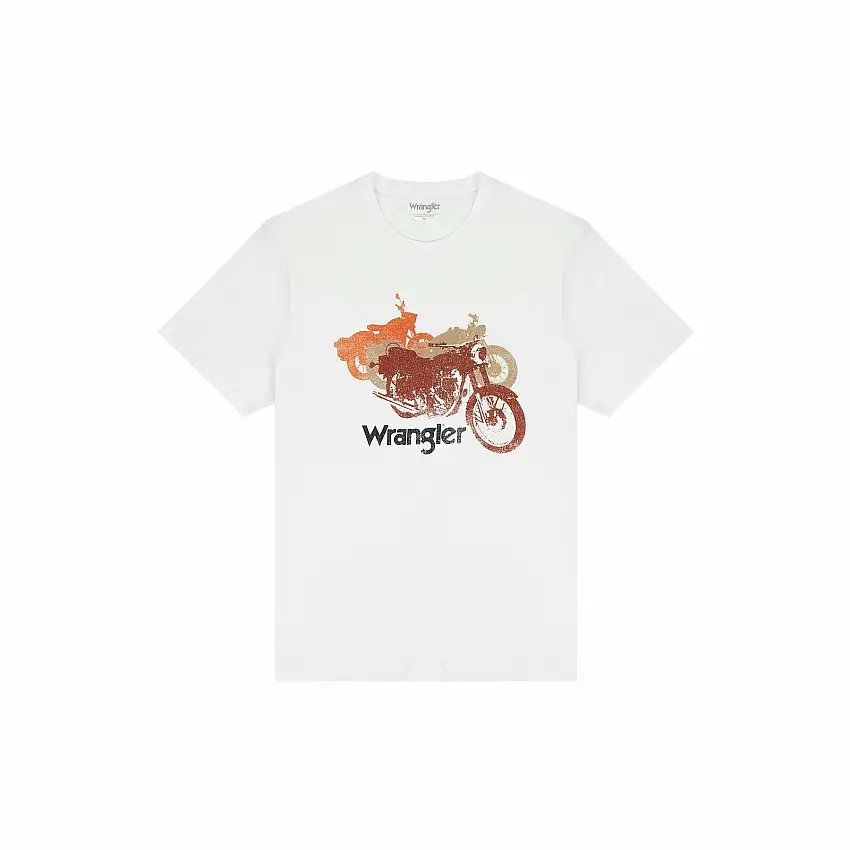 T-shirt stampata Wrangler Motorcycle
