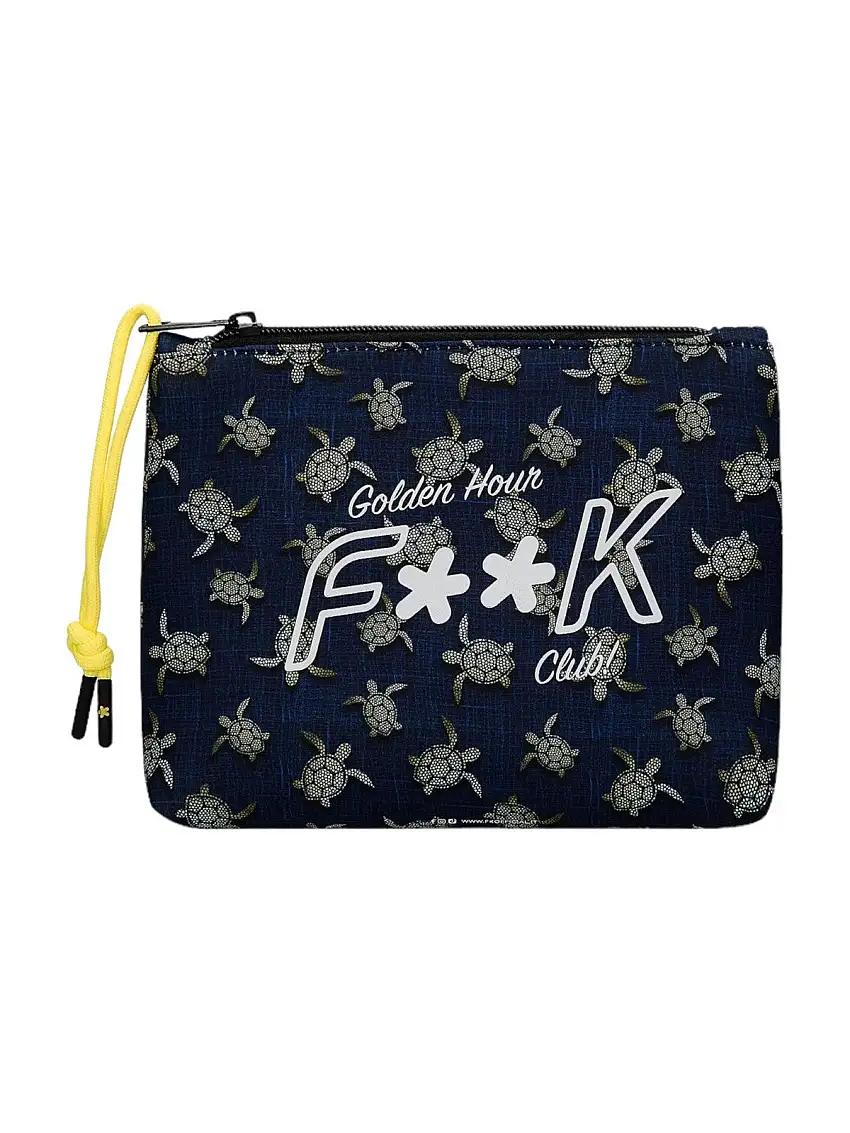 F**K Men's Clutch Bag FK24-A231X10 Blue
