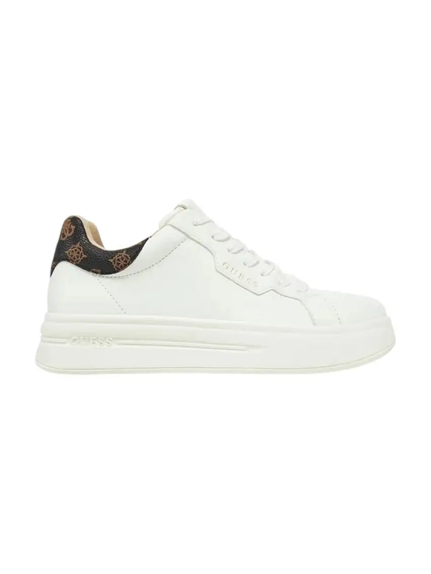 GUESS Women's Sneaker WINNIE FLPWIN FAL12 WHIBR White