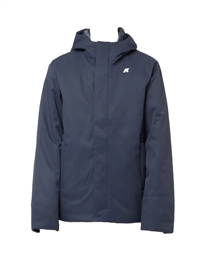 K-WAY Men's Jacket JACKO TWILL MARMOTTA K8133DW AL9 Blue