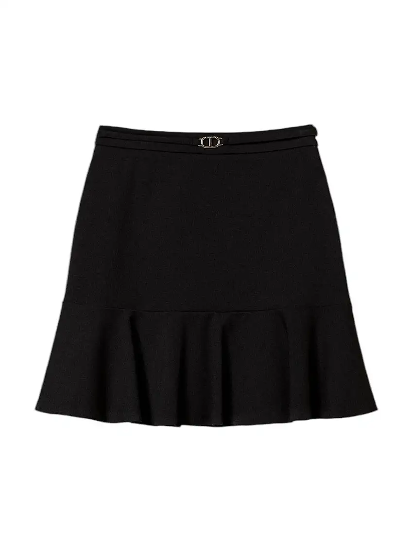 TWINSET Women's Skirt 242TP224C 00006 Black