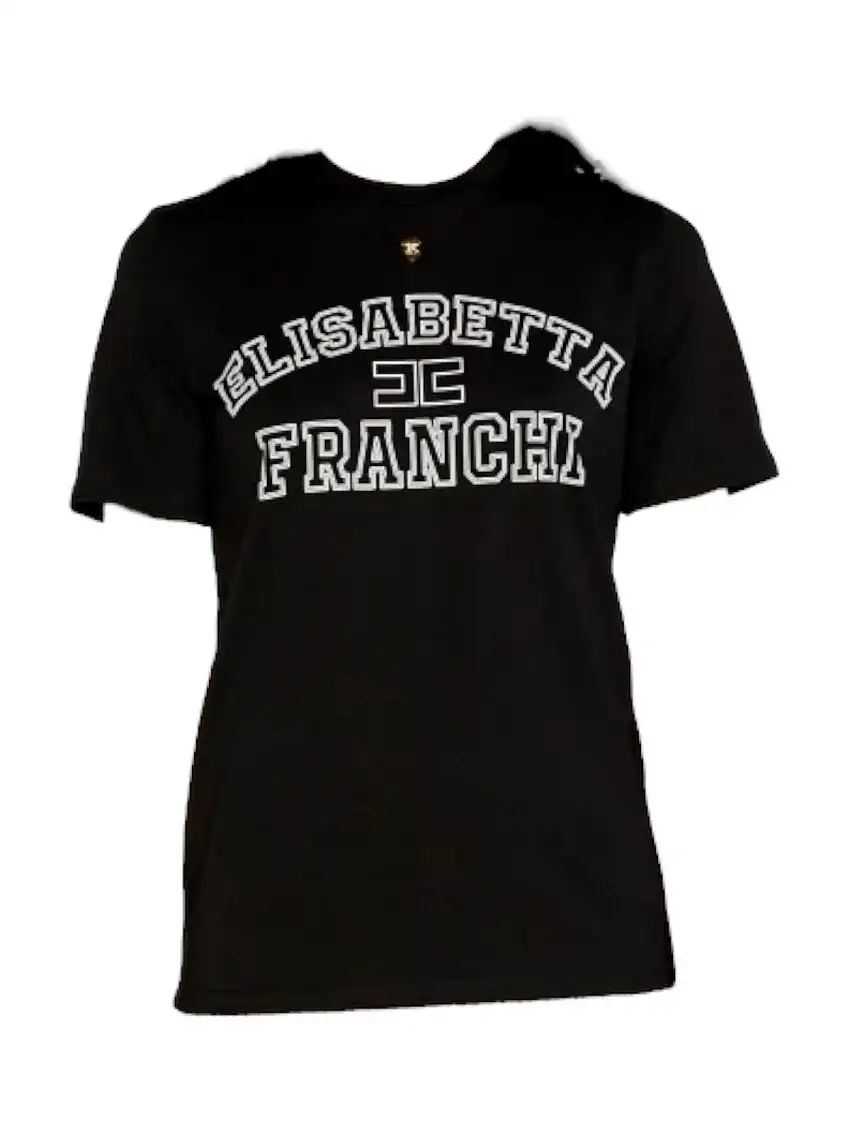 ELISABETTA FRANCHI Women's T-Shirt and Polo MA01546E2 110 Black