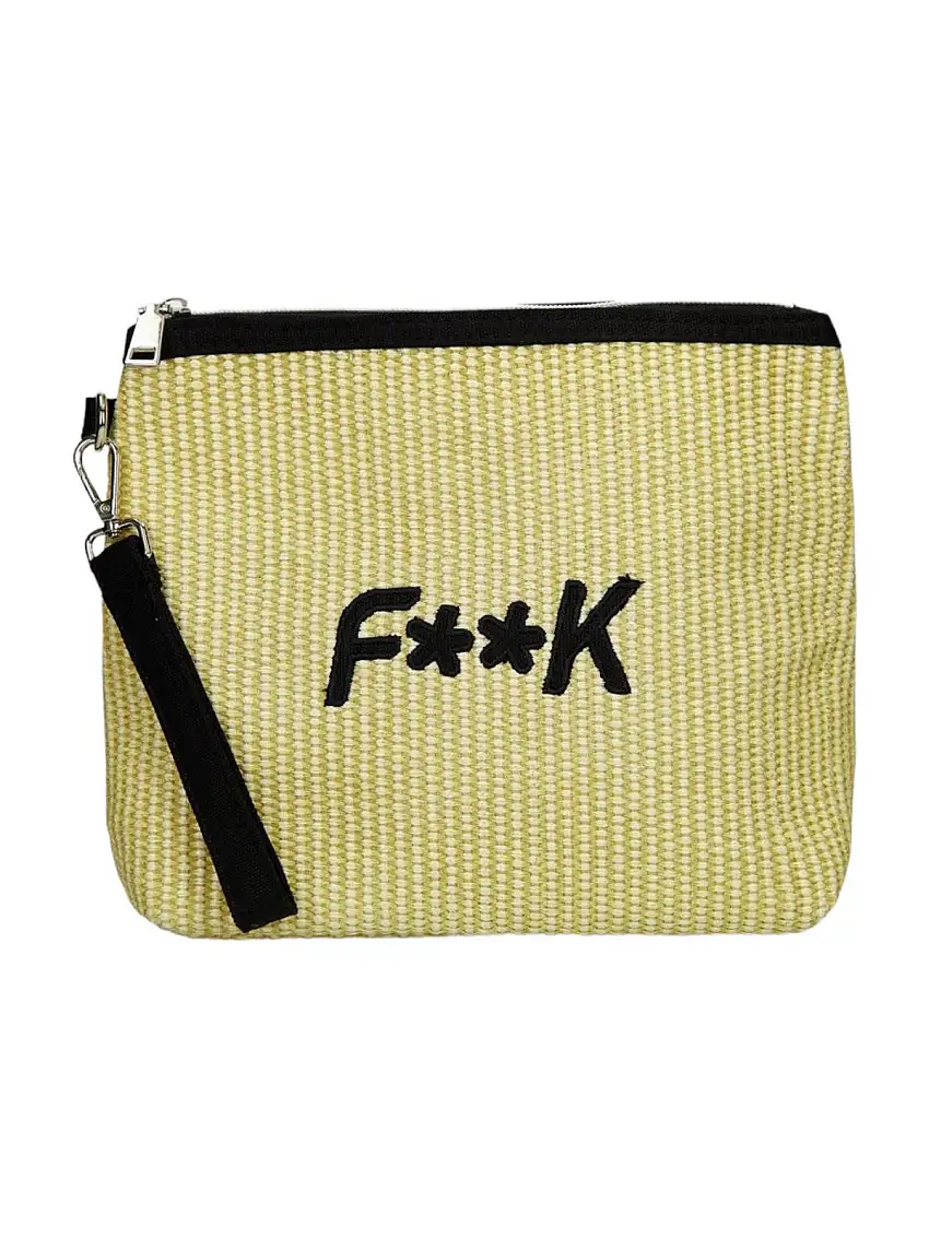 F**K Women's Clutch FK24-A062BG Beige
