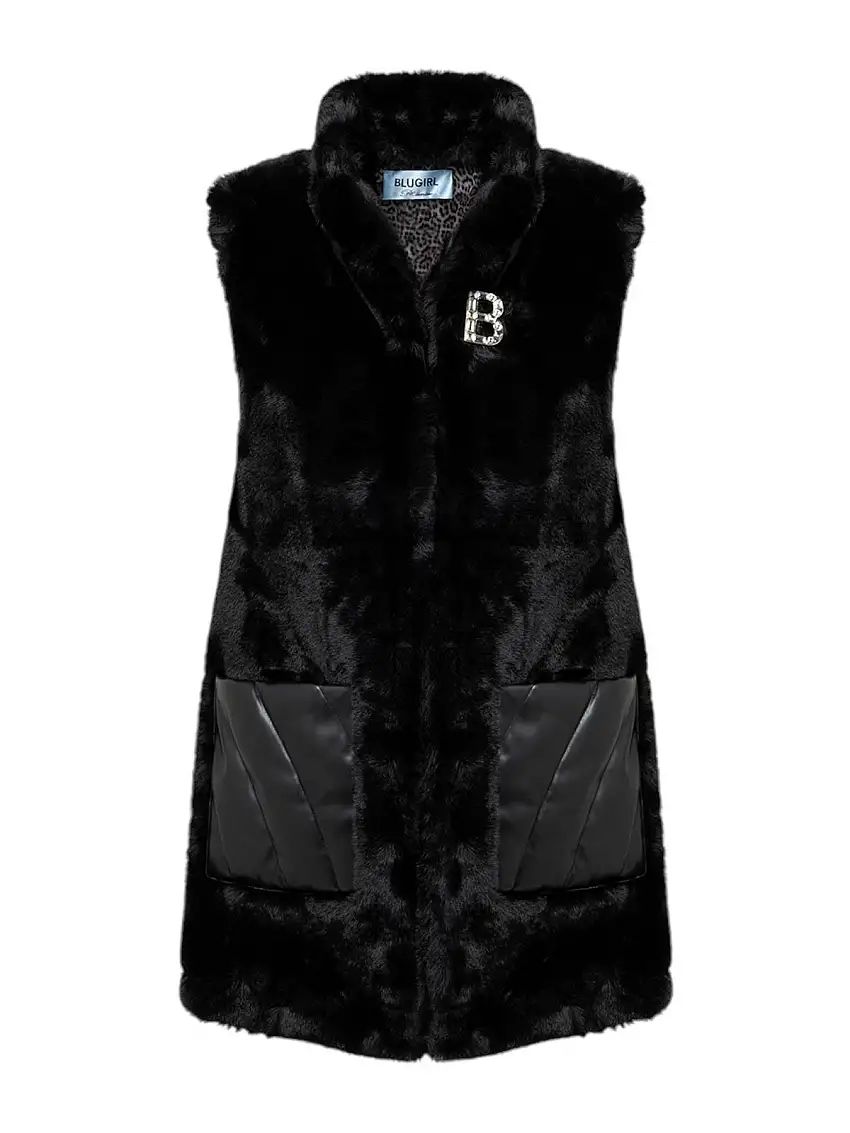 BLUGIRL Women's Cape PF4019T0300 22222 Black