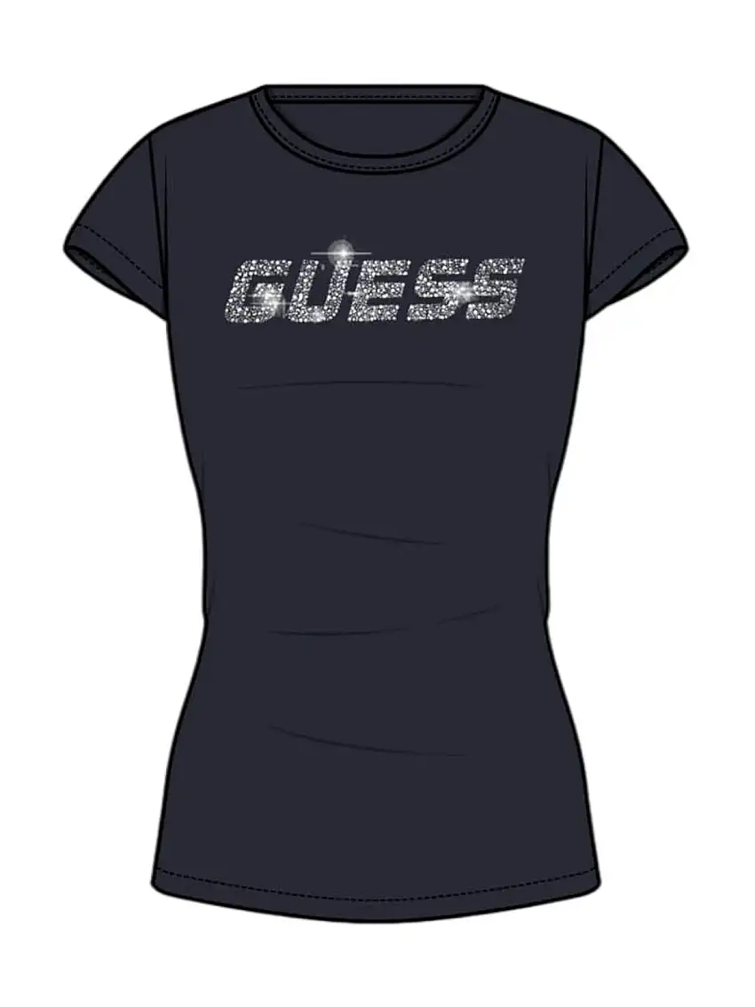 GUESS SPORT Women's T-shirt NEW KIARA SS T-SHIRT V5GI20 J1314 A71W DARING OCEAN