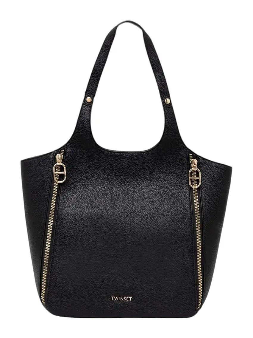 TWINSET Women's Bag ZIP 2.0 242TB7023 00006 Black