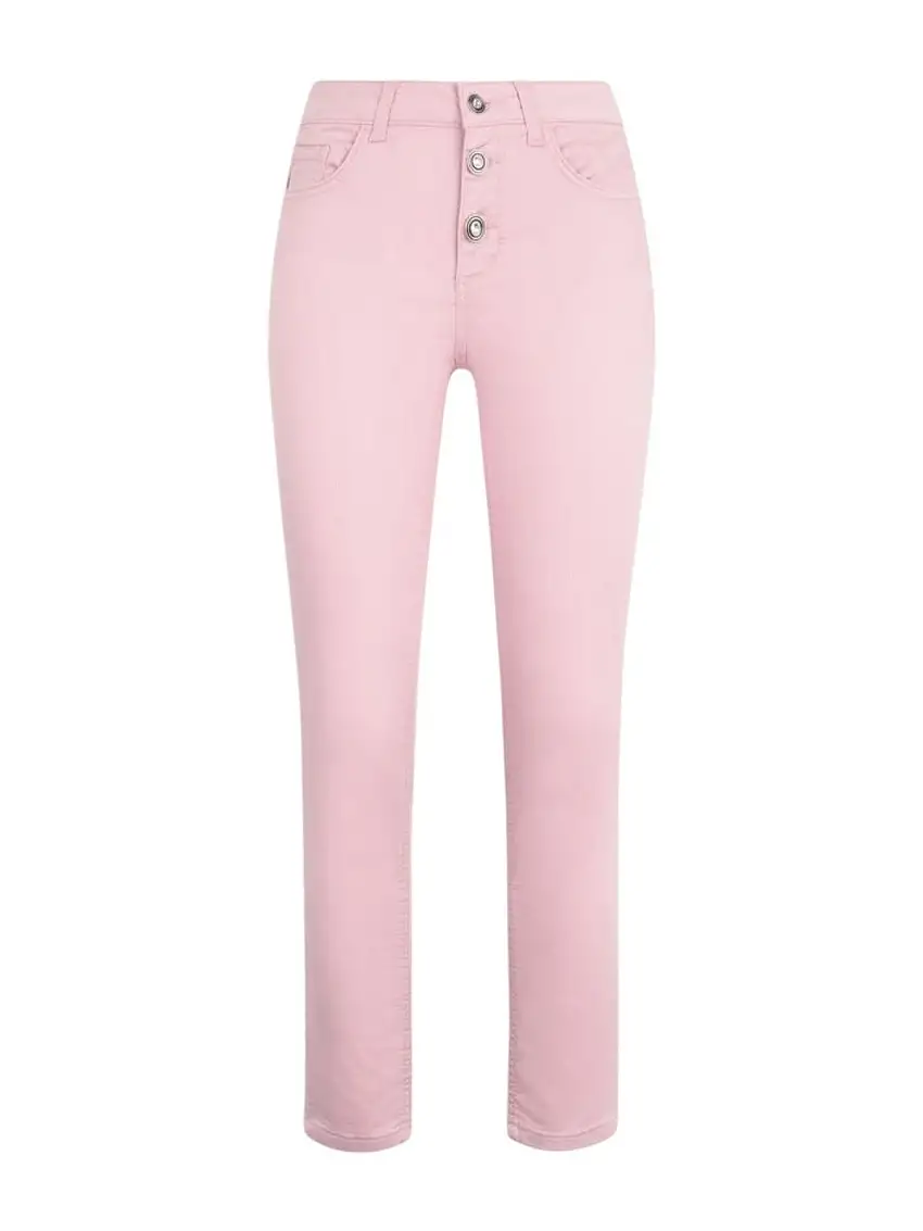 LIU JO WHITE Women's Trousers WA5417T7144 51906 Pink