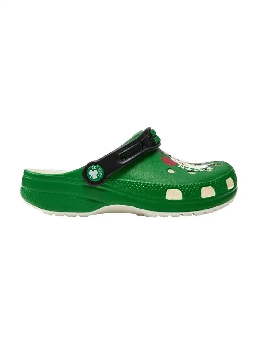 CROCS Men's Slide NBA Boston Celtics Classic Clg 209442 100 White
