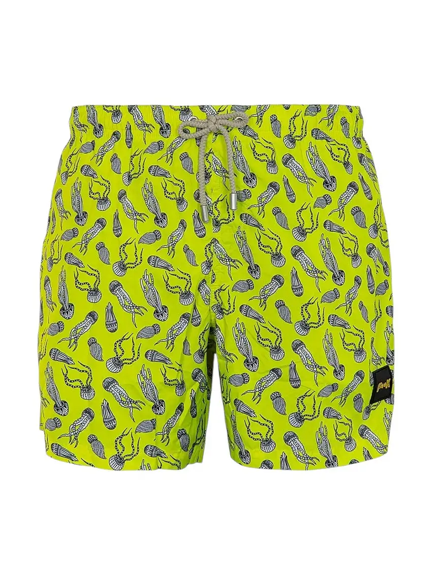 F**K Men's Swimsuit FK25-M04BA30X13 Yellow