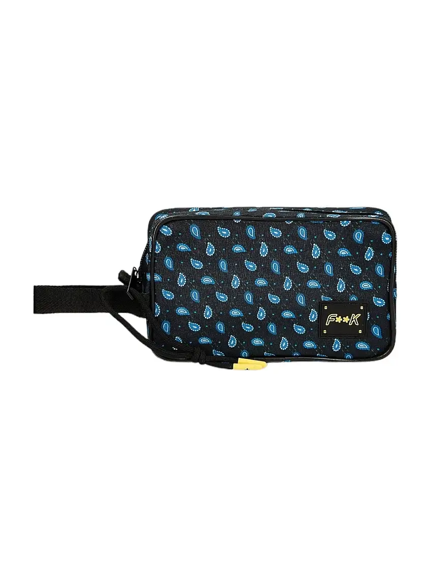 F**K Men's Clutch Bag FK24-A209X10 Blue