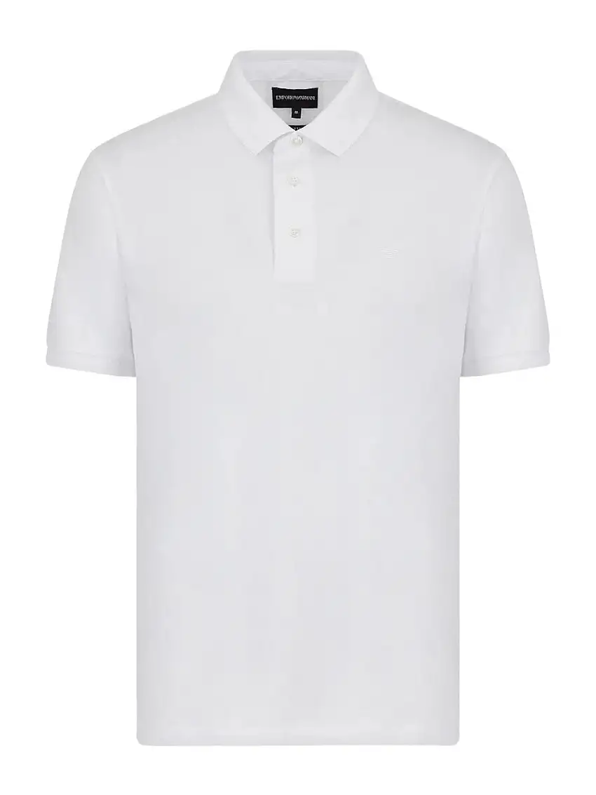 EMPORIO ARMANI Men's T-Shirt and Polo 8N1F96 1JUVZ 0100 White
